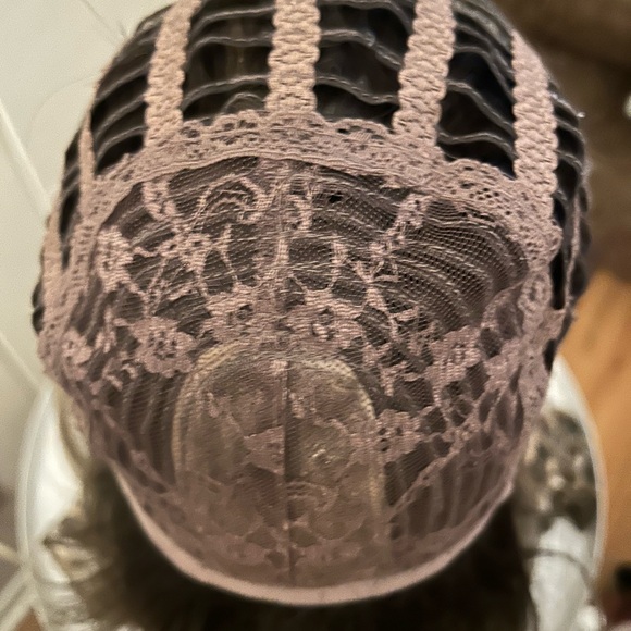 Dark brown Ombré Wig with Bangs - Picture 4 of 4